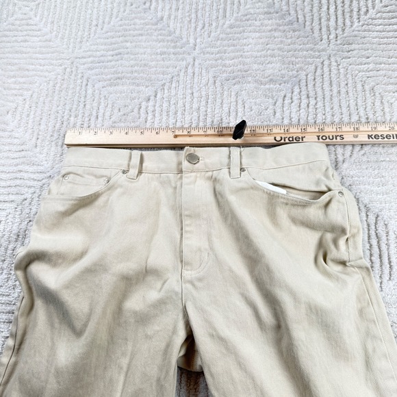 Jones New York Pants Women's 12 Khaki Beige Straight Leg Work Basics Casual - Picture 8 of 12